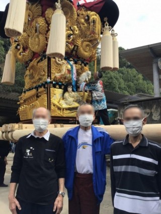 令和6年10月16日新居浜太鼓祭り見物（伊藤開発にて）