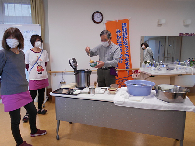 抹茶　理事長のお点前